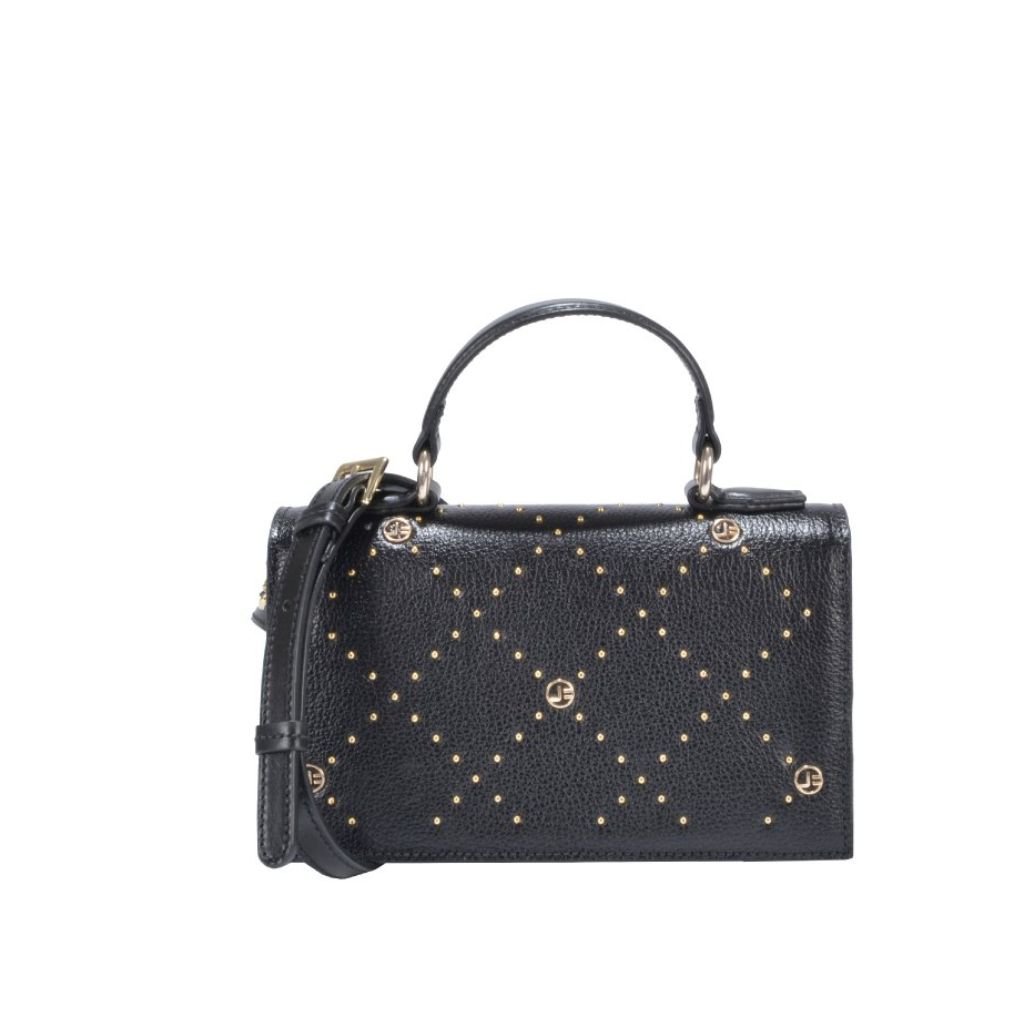 Bolsa Satchel JB Dourado Couro - Jorge Bischoff Preto