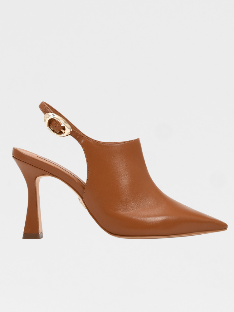 Ankle Boot Branco Couro Escovado Jorge Bischoff - Caramelo