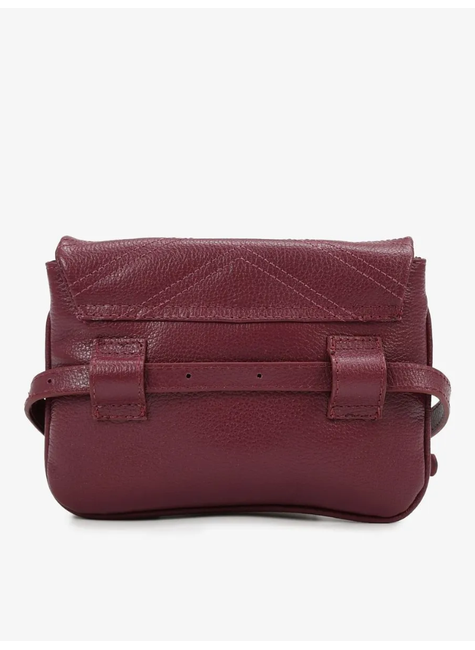 Bolsa Transversal Couro Jorge Bischoff Vinho
